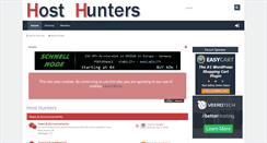 Desktop Screenshot of host-hunters.com